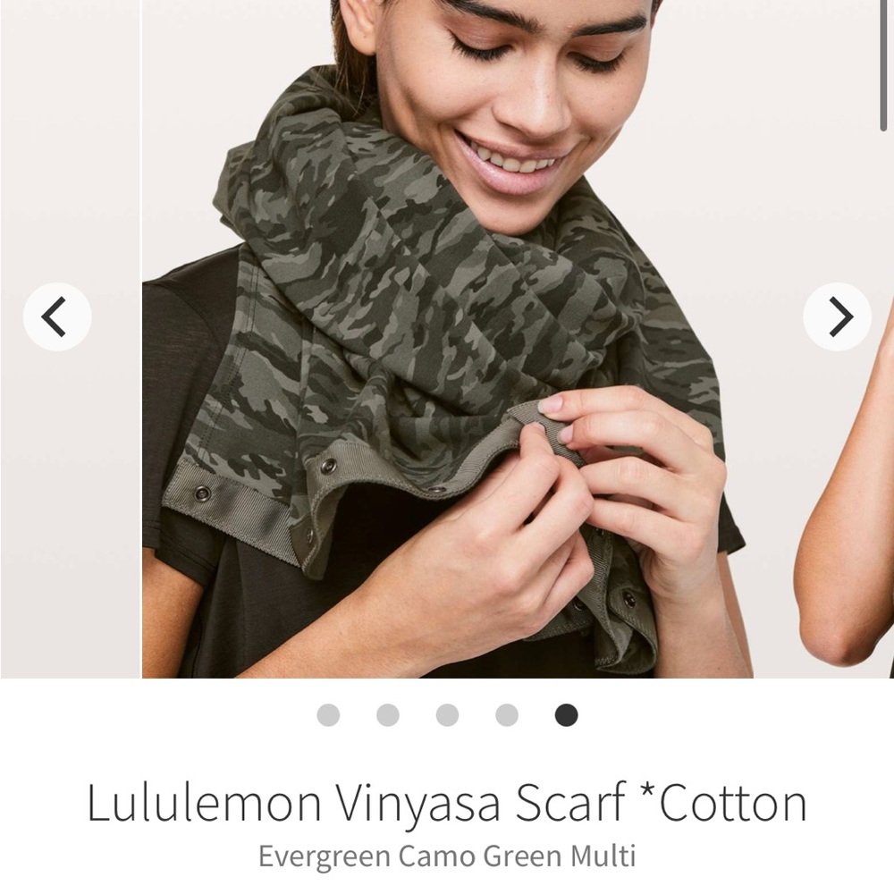 Vinyasa camo scarf NWT